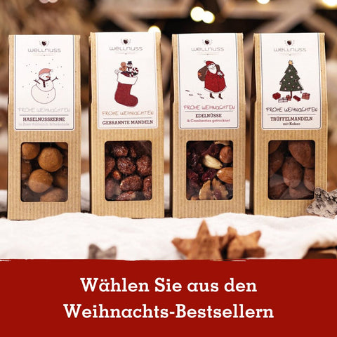 1 Weihnachts-Snack im Geschenkkarton