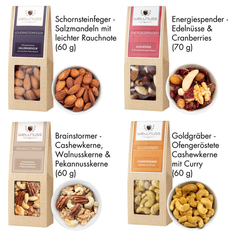 Geschenkkarton Herrenabend mit 4 Premium Snacks