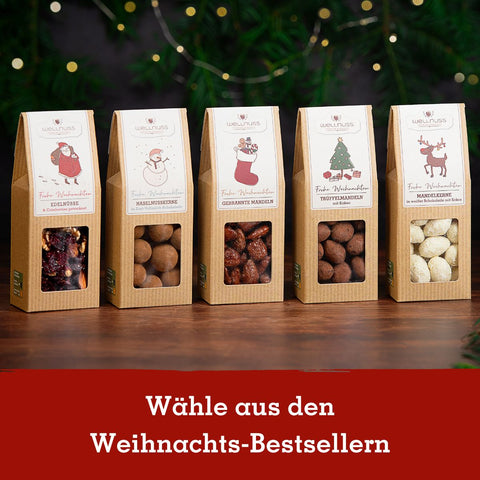 2 Weihnachts-Snacks in der Birkenholzbox