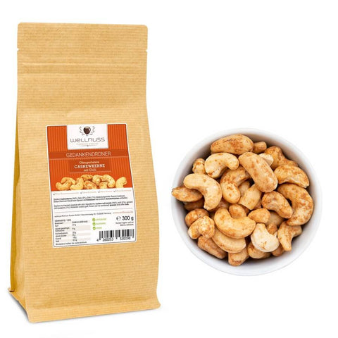 Gedankenordner - Ofengeröstete Cashewkerne mit Chili (300 g)