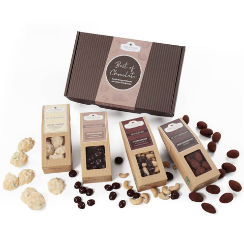 Geschenkset Schokolade "Best of Chocolate" - wellnuss Premium Präsente