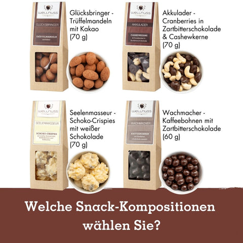 2 Premium Snacks in der Birkenholzbox