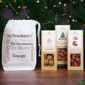 3 Weihnachts-Snacks im Baumwollsäckchen - wellnuss Premium Präsente