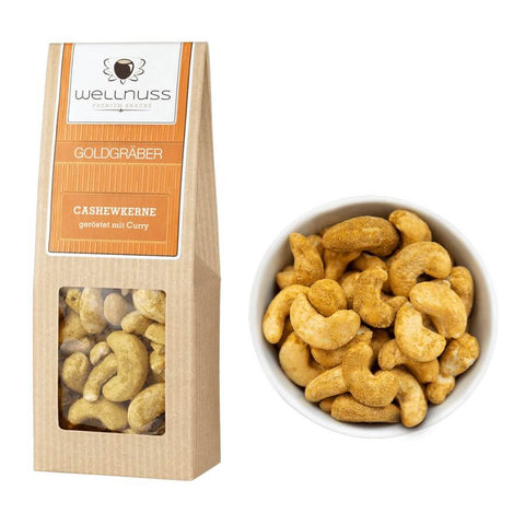 Goldgräber - Ofengeröstete Cashewkerne mit Curry (60 g)