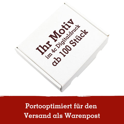 4 Weihnachts-Snacks im Geschenkkarton im Logo